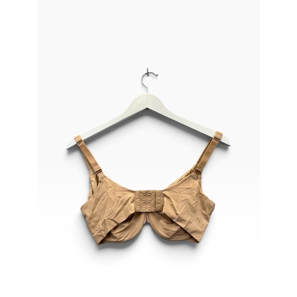 SKIMS Beige 34DD Solid Underwired Full Coverage Bra Hook & Eye Closure - Picture 6 of 9
